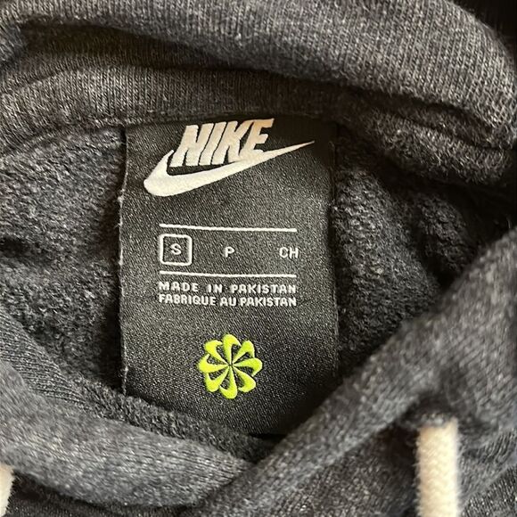 Nike Hoodie womans size Small sweatshirt dark gray glitter Youth XL - Picture 5 of 6